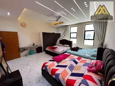 Fully Furnished Ultra Luxurious 5BR Master Villa For Sale In Al Bahia Ajman Situated On The Main Road Featuring Massive Plot Area 4200 Sqft, Maid's Ro