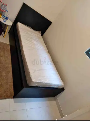 IKEA malam bed with mattress 90x200cmbed