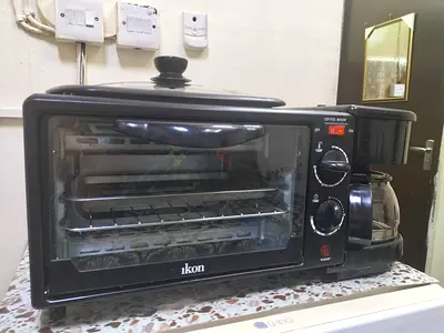Ikon 3-in-1 Toaster Oven with Coffee Maker and Hot Plate - Used