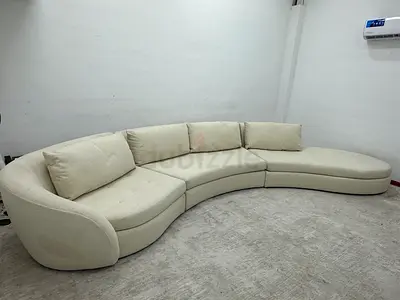 Almost brand new cratebarrel corner sofa