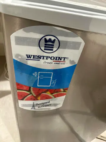 Westpoint 108L Single Door Refrigerator, Stainless Steel, Excellent Condition