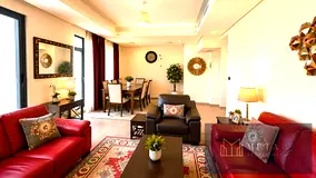 Beautiful 3Bed +Maid + 5 bath Townhouse In damac hills 2 ,very nice landscaping done, ready to rent.