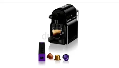 Nespresso Inissia Espresso Capsule Machine – Compact, Black (Used)
