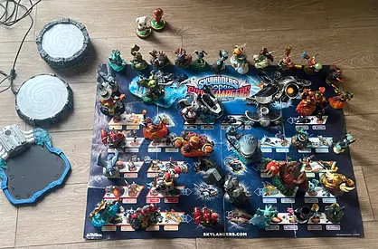 Massive Skylanders SuperChargers Mega Collection Bundle - 30+ Figures, 3 Portals Mat