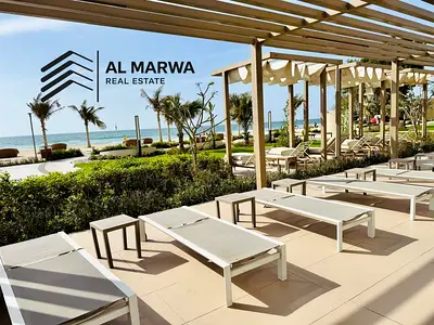 Private Beach || Luxurious 3BR + Maids Room || Big Terrace || Chiller Free || All Amenities Free