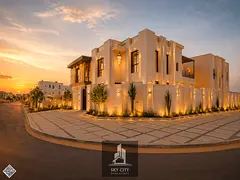 Corner villa for sale, classic style, custom finishing, at a special price and a bargain discount.