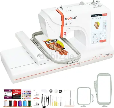 PooLin EOC05 embroidery machine (Touch Screen)