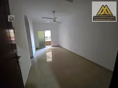 🏡 1-bedroom apartment with a hall in Rumaila 1, Ajman Corniche. 2 balconies, large space, no AC.