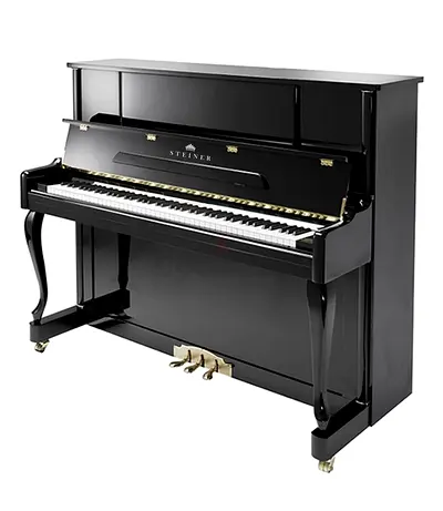Steiner UP-121E Upright Piano - Black