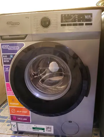 Super general washing machine 8kg with 2 years warranty.