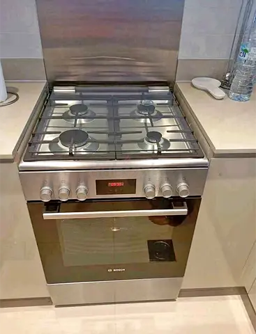 Bosch top gas oven electric digital model