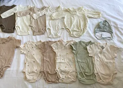 Bundle of Neutral Newborn baby clothes