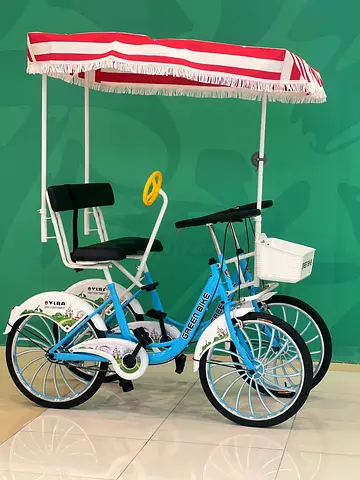 Quadricycle 2 Seater Canopy Bike With 4 Tyres