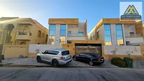 Villa in Al Yasmin, 5 master bedrooms, spacious living room, majlis, practical design and good space