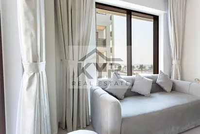 Furnished 1BR | Creek Beach | Balcony & Pool View