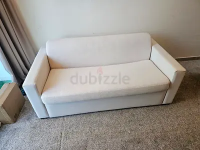 Italian comodo two seater sofa bed with mattress