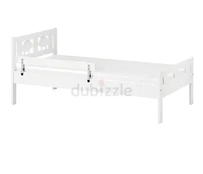Ikea KRITTER kids
Bed frame white with mattress, 70x160 cm in great condition, 
Pickup- Yas Island,