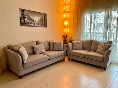 Light grey 3-seater and 2-seater sofa set - good condition