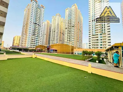 Includes parking in Ajman Towers, One Studio with separate kitchen and spacious areas, free maintenance.