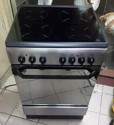 Indesit Cooker 4 Burner , 60 cm, Stainless Steel, Inox, 4 Ceramic Burner FREE DELIVERY +WARRANTY