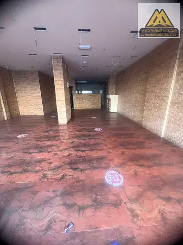 Massive 1,500 Sq Ft Commercial Shop for Annual Rent in Al Nakheel Ajman – Second Line from Corniche