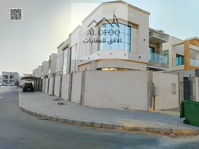 Corner Villa for Rent in Al Yasmeen, Ajman | 5 Master Bedrooms | On Two Streets | With A/C | AED 120,000