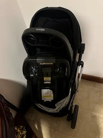 Graco travel system stroller with infant car seat - used, good condition