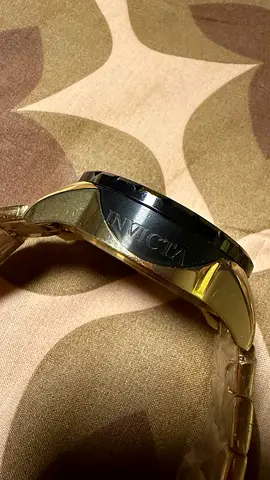 Invicta mens wristwatch - gold tone, pre-owned
