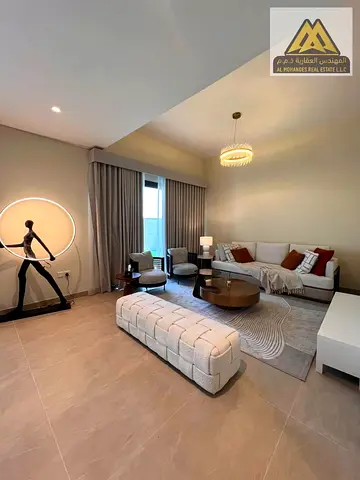 Villa for rent in Azha Compound / 4 bedrooms / Maid's room / 2 parking spaces / Mosques nearby / Fully serviced compound / 24-hour security