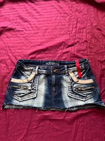 Y2K Vintage Mini Skirt Kingsay
