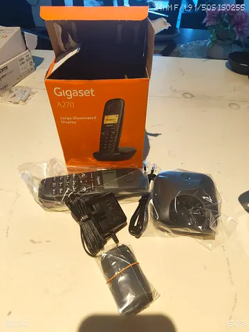 Gigaset A270 Cordless Landline Phone with Base and Charger - Good Condition
