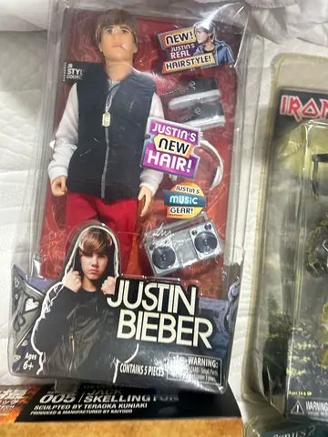 Justin Bieber collectible action figure - new in box