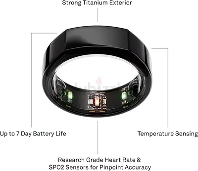 Oura Ring Gen3 Heritage - Black - Size 10