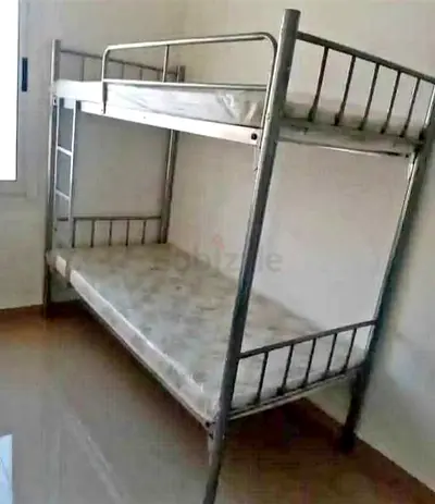 🛏️ Brand New Heavy Duty Silver Metal Bunk Bed