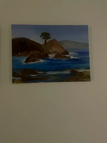 Hand-painted Seascape Canvas - Original Wall Art