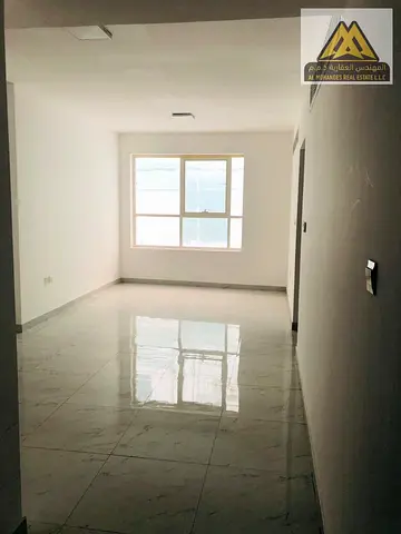 Two bedrooms and a living room Large area 2 bathrooms Central air conditioning Built-in wardrobes with dressing system