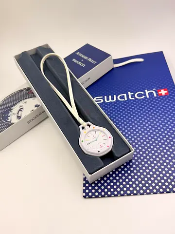 AP X SWATCH with box papers and receipts