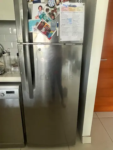 LG Stainless Steel Refrigerator , Good Condition