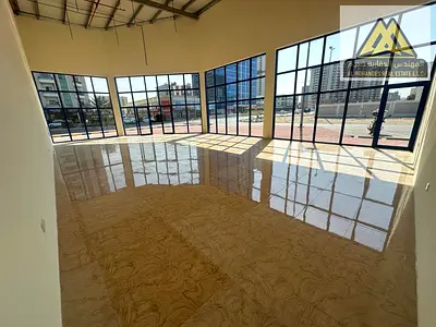 Prime 1,560 Sq Ft Corner Commercial Shop for Annual Rent in Mushairef Ajman