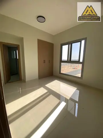 The apartment offers comfortable living with a practical design and easy access to Sharjah and Dubai exits.