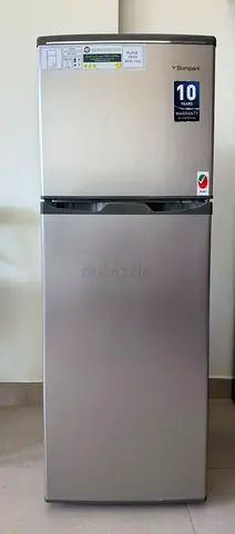 Bompani double-door fridge - 180L, silver, 10-year warranty on compressor