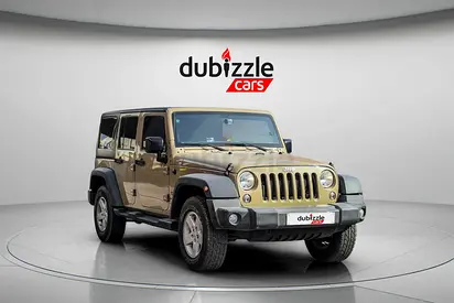 AED 1325/month | 2017 Jeep Wrangler Unlimited Sport | GCC Specs | Ref#480929