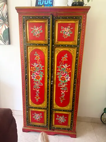 Vintage handpainted cabinet