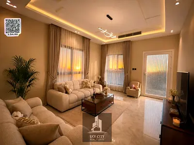 🏡 فرصة ذهبية لامتلاك فيلا 4 غرف أمام حديقة جاهزة بالمياه والكهرباء والمكيفات + أساس كامل | تسليم مفتاح فوري
