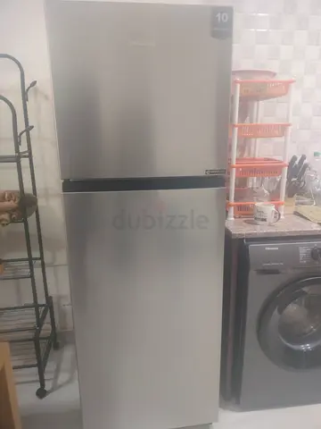 Hisense Double Door Refrigerator Silver