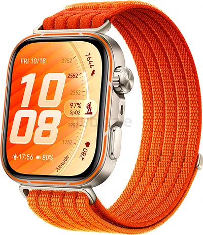 Huawei Watch Fit 5 pro - Smartwatch with Orange Nylon Strap - Brand New sealed