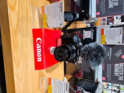 Canon R50 Camera with Full Studio Setup