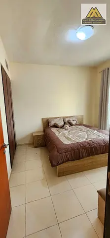 A great annual rental opportunity for a furnished 1-bedroom apartment located in Garden City Towers – Al Hamidiya 1, Ajman, featuring high-end furnitu