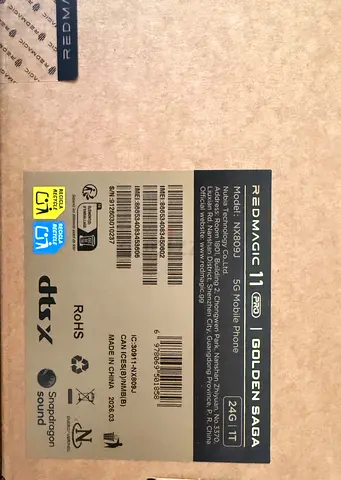 REDMGIC 11 PRO 5G 1TB/ 24GB GOLDEN SAGA SPECIAL EDITION BOX