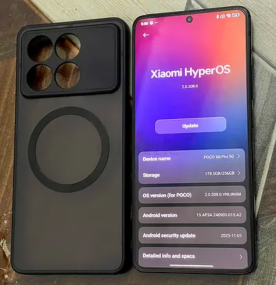Poco x6 pro  256gb rom 8gb ram great condition